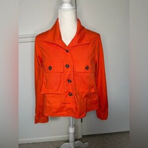 Cabi Orange Women's Utility Jacket size S
